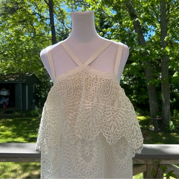 Likely Abegreen Eyelet White Dress Sold at Revolve Size 8 - Picture 3 of 12